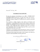 Bank References Certificate